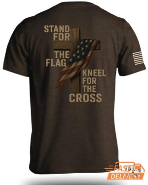 Stand For The Flag-Kneel For The Cross T-Shirt