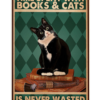 If You Ever Need a Friend Cat Poster, Cute Cat Quote Wall Art, Inspirational Cat Lover Print Decor