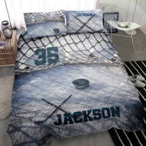quilt bedding ice hockey